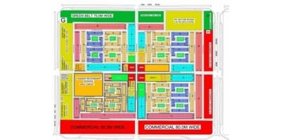 Layout of Alpha-II Greater Noida